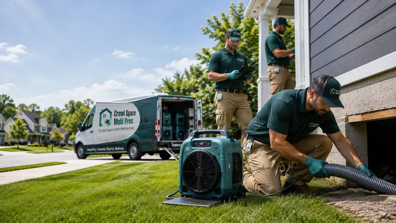Crawl Space Mold Removal in Running Springs, CA